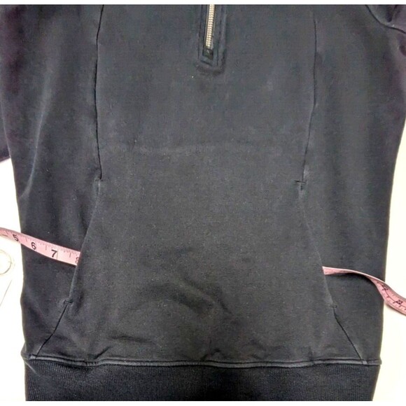 Lululemon Womens Scuba 1/2 Zip Jacket Sweatshirt Size 8 Black - Picture 8 of 11
